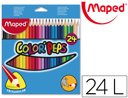 24 lápices de colores Maped 183224